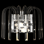 Бра цвета никель с изогнутыми хрустальными элементами Radiant Ribbons варинант исполнения - 1 | Loft Concept в Костроме