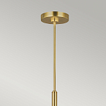 Люстра с 6-ю лампами на тонких изогнутых рожках в современном стиле Feiss варинант исполнения - 3 | Loft Concept в Костроме