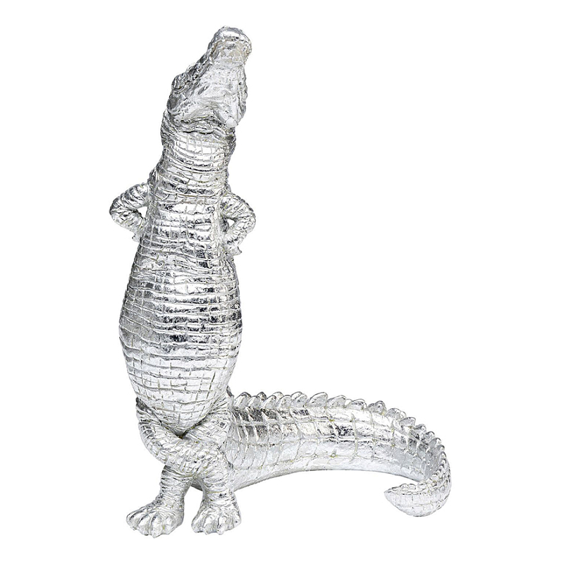 Статуэтка серебряный крокодил Crocodile collection Серебряный Статуэтка серебряный крокодил Crocodile collection Серебряный в Костроме | Loft Concept