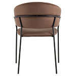 Стул в велюре коричневого цвета Horizon варинант исполнения - 4 | Loft Concept в Костроме