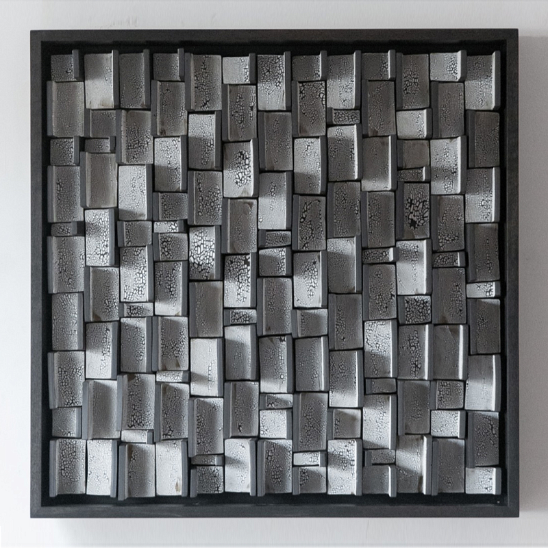 Абстрактное Объемное Панно Industrial panel Travers Coals Серый в Костроме | Loft Concept 