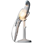 Настольная лампа в виде попугая White Parrot Table Lamp варинант исполнения - 1 | Loft Concept в Костроме