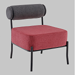 Кресло Ponpoun тёмно-серый бордо варинант исполнения - 1 | Loft Concept в Костроме