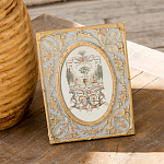 Декоративный постер в раме с рельефным растительным узором арабески New Collection of Arabesques Poster варинант исполнения - 5 | Loft Concept в Костроме