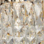 Потолочный светильник круглый с прозрачными подвесками Lunet варинант исполнения - 5 | Loft Concept в Костроме