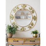 Зеркало настенное в металлическом обрамлении Mirror Golden Portal варинант исполнения - 3 | Loft Concept в Костроме