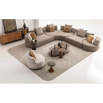 Угловой модульный диван Calypso с поворотным механизмом  варинант исполнения - 12 | Loft Concept в Костроме