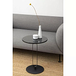 Кофейный столик черный круглый Graceful Base варинант исполнения - 1 | Loft Concept в Костроме