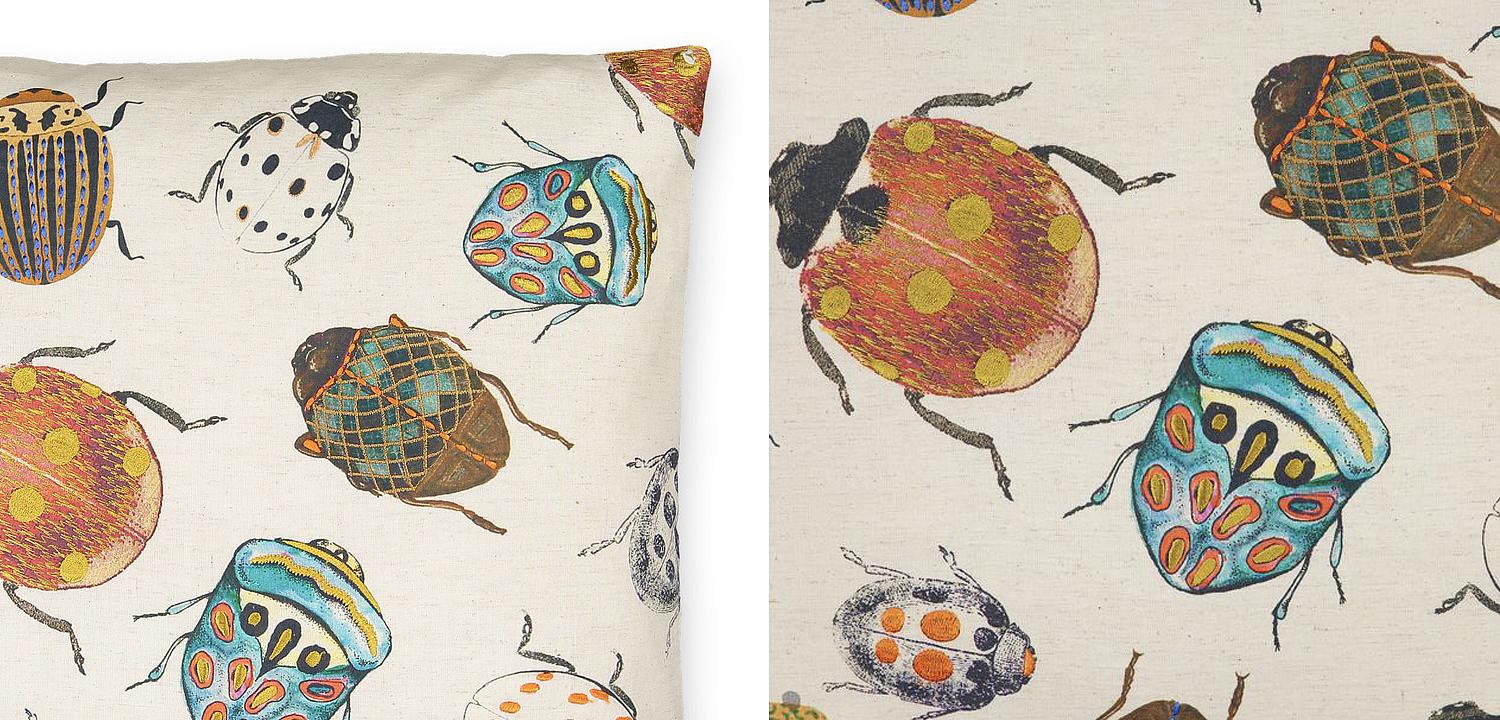Подушка Beetles Подушка Beetles - Loft-Concept в Костроме