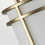 Бра с геометрическим каркасом и матовым белым цилиндрическим плафоном Feiss варинант исполнения - 2 | Loft Concept в Костроме