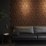 Гипсовая 3D панель с принтографией PM-50 варинант исполнения - 2 | Loft Concept в Костроме