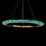 Люстра в форме кольца с цветочным декором Warm Heavenly Light варинант исполнения - 5 | Loft Concept в Костроме