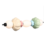 Подвесной светильник линейный с керамическими элементами 24W LED Fragrant Light варинант исполнения - 4 | Loft Concept в Костроме