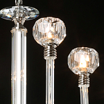 Люстра с 8-ю лампами и гранеными стеклянными плафонами Prism Gala варинант исполнения - 6 | Loft Concept в Костроме