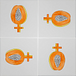 Плитка дизайнерская Женский фркут варинант исполнения - 1 | Loft Concept в Костроме