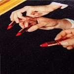 Коврик Seletti Lipstick Black варинант исполнения - 2 | Loft Concept в Костроме