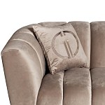 Диван трехместный велюровый серый Island of Comfort варинант исполнения - 2 | Loft Concept в Костроме