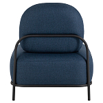 Кресло в синей рогожке COLOR BLOCK варинант исполнения - 4 | Loft Concept в Костроме