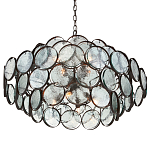 Люстра с каскадом из круглых стеклянных дисков Small Round Sequins варинант исполнения - 2 | Loft Concept в Костроме