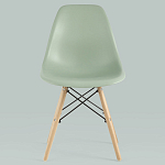 Пластиковый стул на ножках из массива бука Eames Mint варинант исполнения - 3 | Loft Concept в Костроме