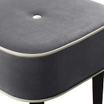 Квадратный мягкий пуф на черных ножках Winton Pouf Square варинант исполнения - 22 | Loft Concept в Костроме