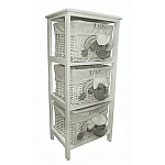 Стеллаж для детской с животными с плетенными корзинами Cute Elephant варинант исполнения - 2 | Loft Concept в Костроме