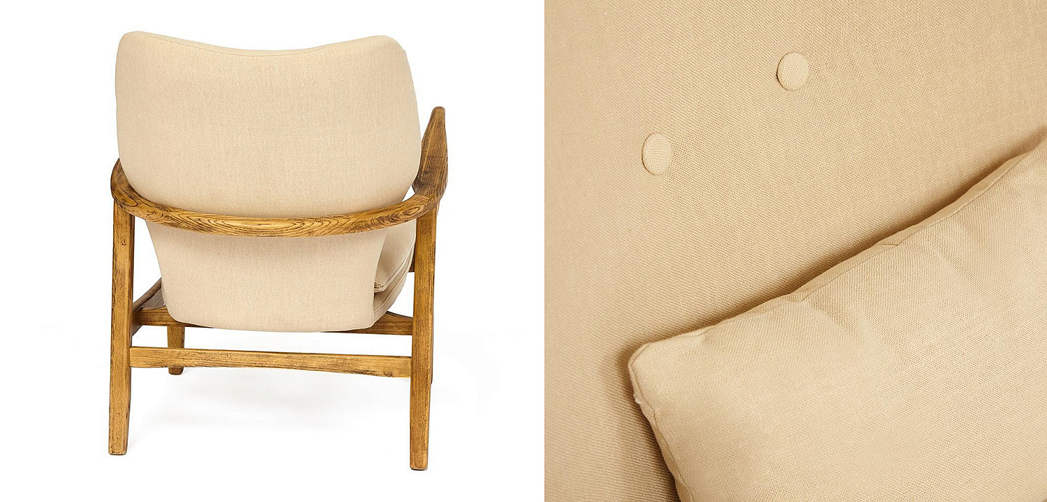 Кресло Makeshift armchair beige Кресло Makeshift armchair beige - Loft-Concept в Костроме