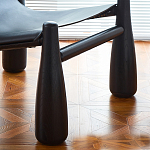 Кресло черно-белое со съемными подушками Celebrity варинант исполнения - 5 | Loft Concept в Костроме