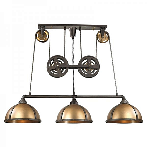 Люстра Vintage Loft Brass Barn Chandelier