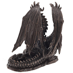 Декоративная статуэтка Дракон Dragon Dark Bronze Statuette варинант исполнения - 4 | Loft Concept в Костроме