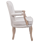 Кресло Aubrey Classical Armchair beige flax варинант исполнения - 2 | Loft Concept в Костроме
