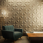 Гипсовая 3D Панель M-21 варинант исполнения - 2 | Loft Concept в Костроме