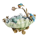 Чаша в виде листка лотоса с птицами Eden Garden варинант исполнения - 1 | Loft Concept в Костроме