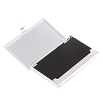 Визитница карманная металлическая с накладкой из натурального камня Апатит Stone Business Card Holders варинант исполнения - 3 | Loft Concept в Костроме