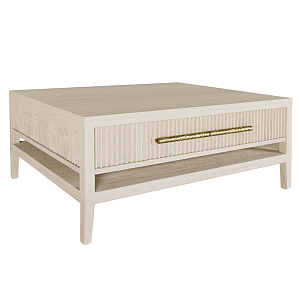 Кофейный стол Primo с двумя ящиками Светлый дуб