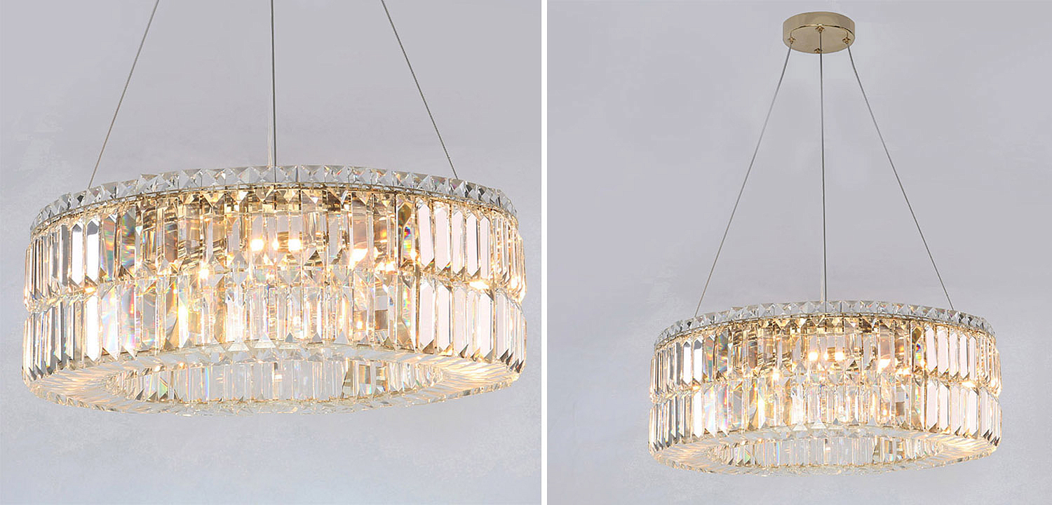 Люстра Darleen Crystal Gold Chandelier 12 Люстра Darleen Crystal Gold Chandelier 12 - Loft-Concept в Костроме