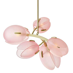Дизайнерский Светильник Lilly Pink Tulip Lamp розовый плафон  варинант исполнения - 1 | Loft Concept в Костроме