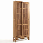 Шкаф из массива тика Okino Wood Cabinet варинант исполнения - 4 | Loft Concept в Костроме