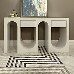 Белая консоль с ящиками Endor White варинант исполнения - 1 | Loft Concept в Костроме