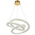 Фигурная люстра украшенная кристаллами из хрусталя Gilbertine Crystals Twisted Chandelier варинант исполнения - 2 | Loft Concept в Костроме