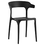 Черный стул из прочного PP-пластика JORIS варинант исполнения - 1 | Loft Concept в Костроме