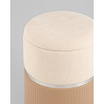 Пуф Mauldine с ящиком бежевый с экокожей варинант исполнения - 3 | Loft Concept в Костроме