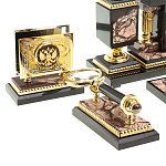 Настольный письменный набор из яшмы Manager Organizer варинант исполнения - 3 | Loft Concept в Костроме