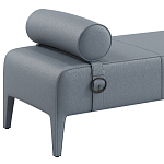 Кушетка Cuba из натуральной кожи с валиком  варинант исполнения - 3 | Loft Concept в Костроме