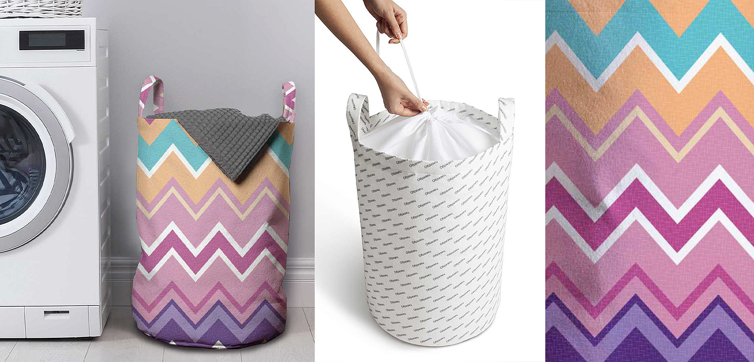 Корзина Color Zigzag Basket Корзина Color Zigzag Basket - Loft-Concept в Костроме