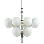 Люстра со вставками из керамики SkyEast 12 ламп варинант исполнения - 1 | Loft Concept в Костроме