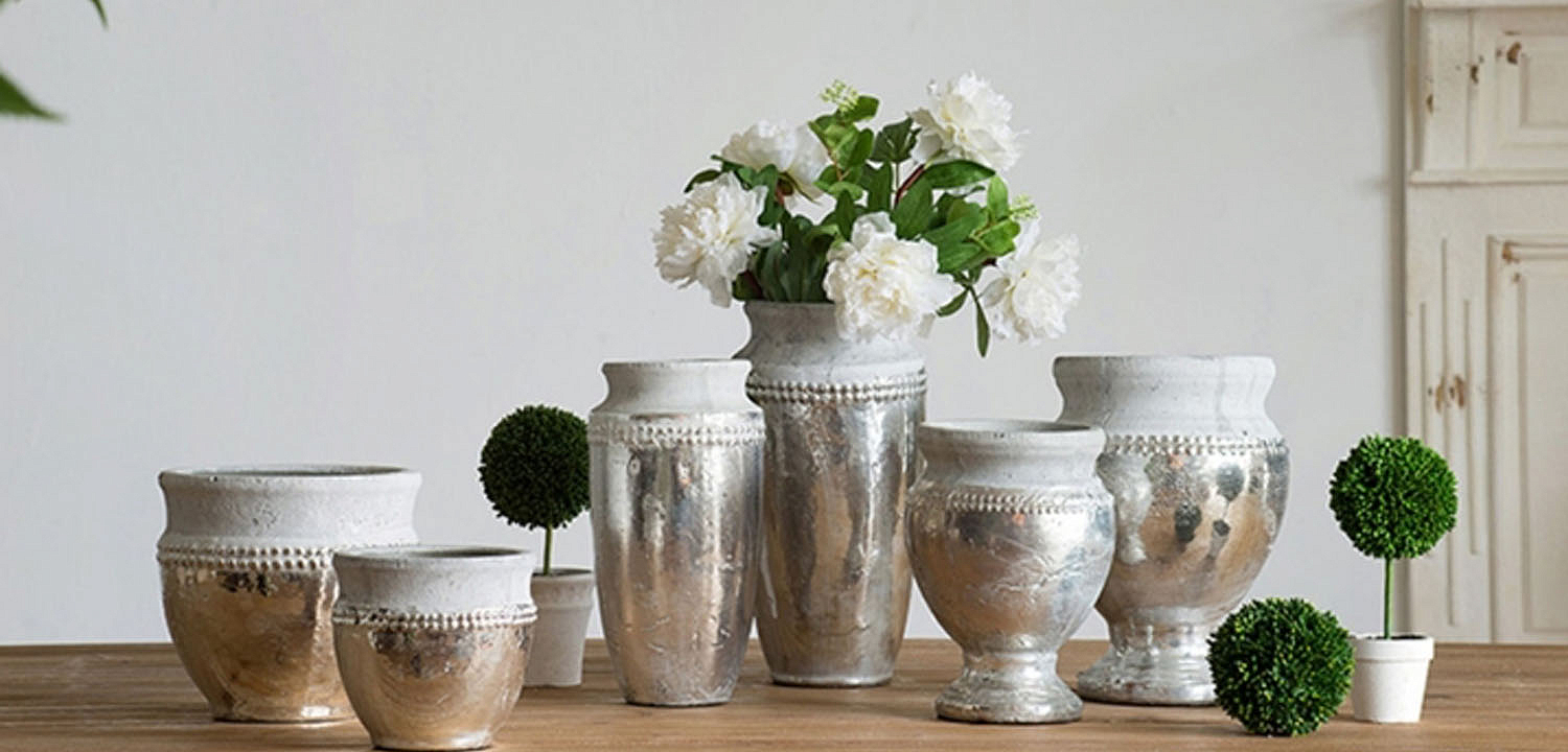 Ваза Vase Argenta silver 27 Ваза Vase Argenta silver 27 - Loft-Concept в Костроме