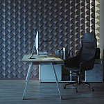 Гипсовая 3D Панель DRAGON SCALE - A варинант исполнения - 2 | Loft Concept в Костроме