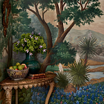 Обои ручная роспись Hill Country Scenic Special Colourway on scenic paper варинант исполнения - 5 | Loft Concept в Костроме