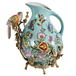 Кувшин с птичкой и  цветочным рисунком Blue Garden варинант исполнения - 1 | Loft Concept в Костроме